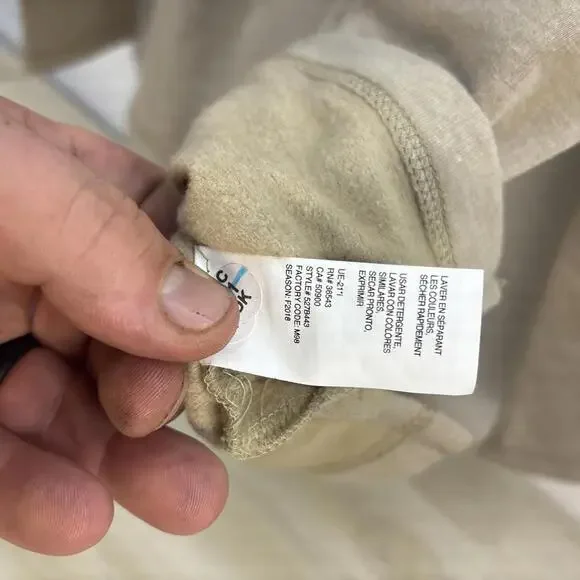 G.H. Bass & Co. Men's Quarter-Zip Fleece Pullover-Sz: XL- Clr: Taupe - Picture 5 of 6